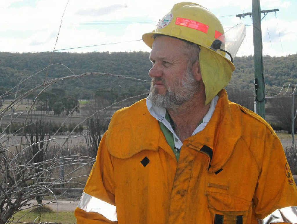 ON CALL: Rural firefighter Ian Mungall says he was raised to look after his own backyard. ON CALL: Rural firefighter Ian Mungall says he was raised to look after his own backyard.